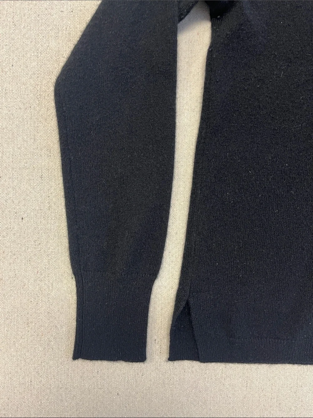 J.Crew 100% Cashmere Black Crewneck Sweater Women’s Small Soft